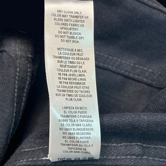 FRAME Jeans Woman’s Size 27 Le Italian True Straight Leg High Rise Black New - Picture 15 of 16